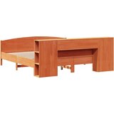  Krevet s regalom za knjige bez madraca 180x200 cm od borovine | shoptok.hr