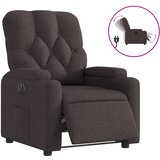 Maison Chic Električni naslanjač - Relax naslanjač temno rjavo blago, (22061792) Cene