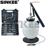 SINKEE Orodje za prenosno olje za menjalnik, kapaciteta 7.5L, 15 adapterjev za vsestransko uporabo, ročna črpalka, (5000156723) | Shoptok.si