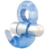 LATETOBED Firey Vibrating Penis Ring with Rabbit Blue | Shoptok.si