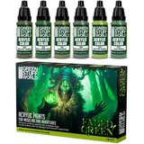 Green Stuff World Paint Set - Faded Green | Set Akrilnih Boja x6 Cene