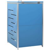 vidaXL Spremište za kantu za smeće 69 x 77,5 x 115 cm nehrđajući čelik | shoptok.hr