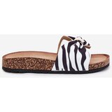 Boto Women's Cork Platform Slippers Zebra Mevuna | Shoptok.si