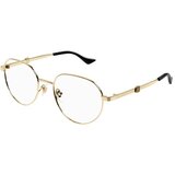 Gucci GG1496O 001 ONE SIZE (52) Zlata/Kristalna | Shoptok.si