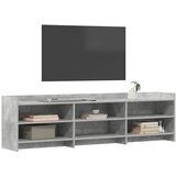 TV ormar 168 x 33 x 47 cm Betonska siva Konstruirano drvo | shoptok.hr