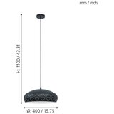Eglo 98467 - visilica na sajli ramon 1xE27/28W/230V | Eponuda.com