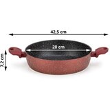 Rosmarino Tava s dvije ručke Lava Stone Grape - 28 cm | shoptok.hr