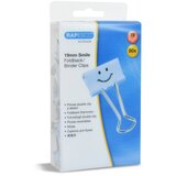 Rapesco Foldback sponke 19mm modra Smiley 80/1 1424, (20378948) | Shoptok.si