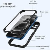 Techsuit ColorVerse 360 ​​Series obostrana zaštitna maska za Xiaomi Redmi Note 13 4G – crna | shoptok.hr