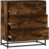 vidaXL Komoda boja hrasta 68x35x76 cm konstruirano drvo i metal | shoptok.hr