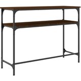  Konzolni stol boja hrasta 100 x 35 5 x 75 cm konstruirano drvo | shoptok.hr