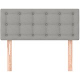  Uzglavlje svjetlosivo 80 x 5 x 78/88 cm od tkanine | shoptok.hr
