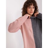 BADU Sweater-BA-SW-0234.65P-Grey-Pink Cene