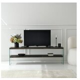Hanah home TV polica Aqua TV Anthracite