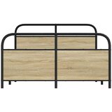 vidaXL Okvir kreveta bez madraca boja hrasta sonome 120x200 cm drveni | shoptok.hr
