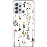  Silikonska maska za Samsung A336B Galaxy A33 5G Flower Print Skin bela | ePonuda.com
