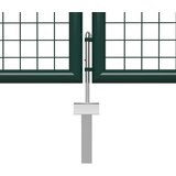  Vrtna vrata Čelik 500x150 cm Zelena | shoptok.hr