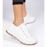Gemre White Sneakers with Thick Soles Salsana | shoptok.hr