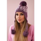 Kesi Women's long eared cap Balbina K381 purple Cijene