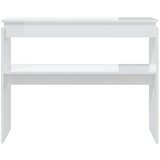  Konzolni stol visoki sjaj bijeli 102x30x80 cm konstruirano drvo | shoptok.hr