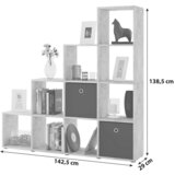 MID.YOU SOBNA PREGRADA 142,5/138,5/29 cm barve hrasta | Shoptok.si