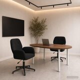 vidaXL Okretne radne stolice 2 kom. 54 x 55 x 90 cm Crna Baršun Cijene