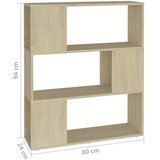 Ormarić za knjige / pregrada boja hrasta 80x24x94 cm drvena | Eponuda.ba