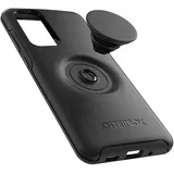 Ovitek za Samsung S20 Plus, odporen na udarce, z rocajem in stojalom PopGrip, serija Pop Symmetry - crn, (20524588)