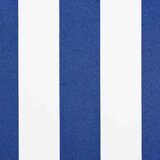  Električni zložljiv senčnik Modra in bela 3 x 2,5 m, (5000205855) | Shoptok.si