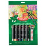  Set boje drvene 12boja+pribor academy derwent 2305678 blister!! Cene