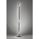 Fischer & Honsel Crna LED stojeća svjetiljka s mogućnosti zatamnjivanja (visina 144,5 cm) Bridge – | shoptok.hr