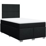  Krevet box spring s madracem crni 120 x 190 cm od tkanine | shoptok.hr