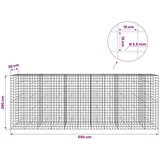  Gabion s žicom debljine 3 5 mm i mrežom 10x10 cm 550x30x200 cm - 30 cm 200 cm 550 cm | shoptok.hr