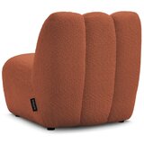 Bobochic Paris Opečnato oranžen fotelj iz tkanine bouclé Janissaire – | Shoptok.si