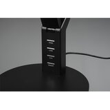  Stolna LED svjetiljka Ava (5,2 W, D x Š x V: 30 x 17 x 40 cm, Crne boje, Hladna bijela) | shoptok.hr