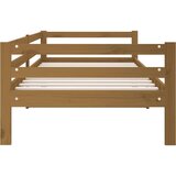  Dnevni ležaj smeđa boja meda 90 x 190 cm od masivne borovine | shoptok.hr