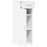 vidaXL Komoda bijela 30 x 42,5 x 93 cm od konstruiranog drva | shoptok.hr