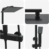  Termostatski sustav za tuširanje Mesing i nehrđajući čelik | shoptok.hr