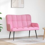  Kauč za dvoje Ružičasta 115 x 61 x 87 cm tkanina | shoptok.hr