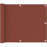 Balkonski zastor terakota 75 x 500 cm od tkanine Oxford | shoptok.hr