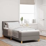  s opruga kutije Sivo-smeđa 200 x 80 cm tkanina | shoptok.hr