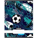 NEBULO Speta črtasta zvezek z motivom nogometne žoge 81-32 A/4 | Shoptok.si