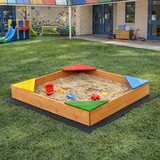  dečiji drveni peskarnik sa 4 sedišta – 90x90 cm, za dvorište i baštu ( WSB-900 ) | Eponuda.com