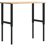  Radni stol svjetlosmeđi 100x60x(71,5-98) cm drveni pravokutni Slike