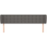  Uzglavlje s ušima sivo 183x23x78/88 cm od umjetne kože | shoptok.hr