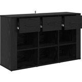 vidaXL Kreveta Crni hrast 100 x 30 x 59,5 cm Konstruirano drvo | shoptok.hr