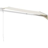 Tenda na uvlačenje krem 3 x 2,5 m od tkanine i aluminija | shoptok.hr