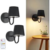 LUMINEXDESIGNS 2x polnilna LED stenska luč z daljincem | Shoptok.si