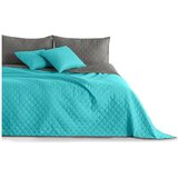DecoKing Tirkizna karirana od mikrovlakana Axel, 170 x 210 cm | shoptok.hr