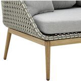 Bessagi Garden Vrtna Klop Positano, Siva, Naravna, Aluminij | Shoptok.si